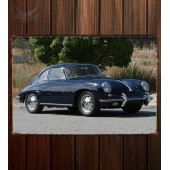 Металлическая табличка Porsche 356C 1600 Coupe